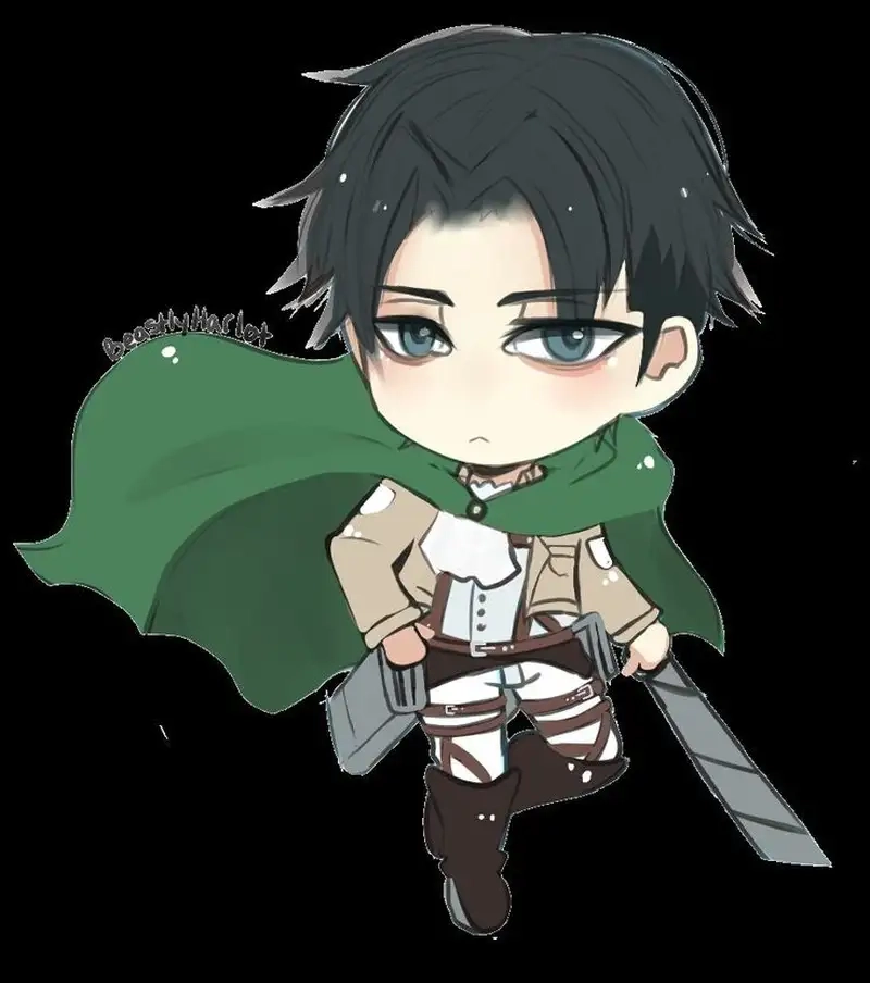 Chiêm ngưỡng chibi Levi Ackerman dễ thương siêu cute