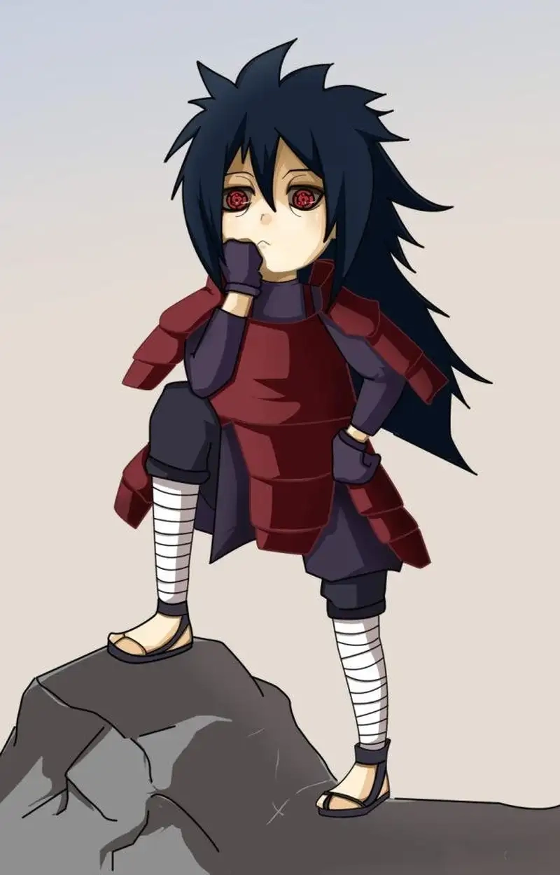 Sử dụng Madara Uchiha chibi PNG cho avatar và fanart