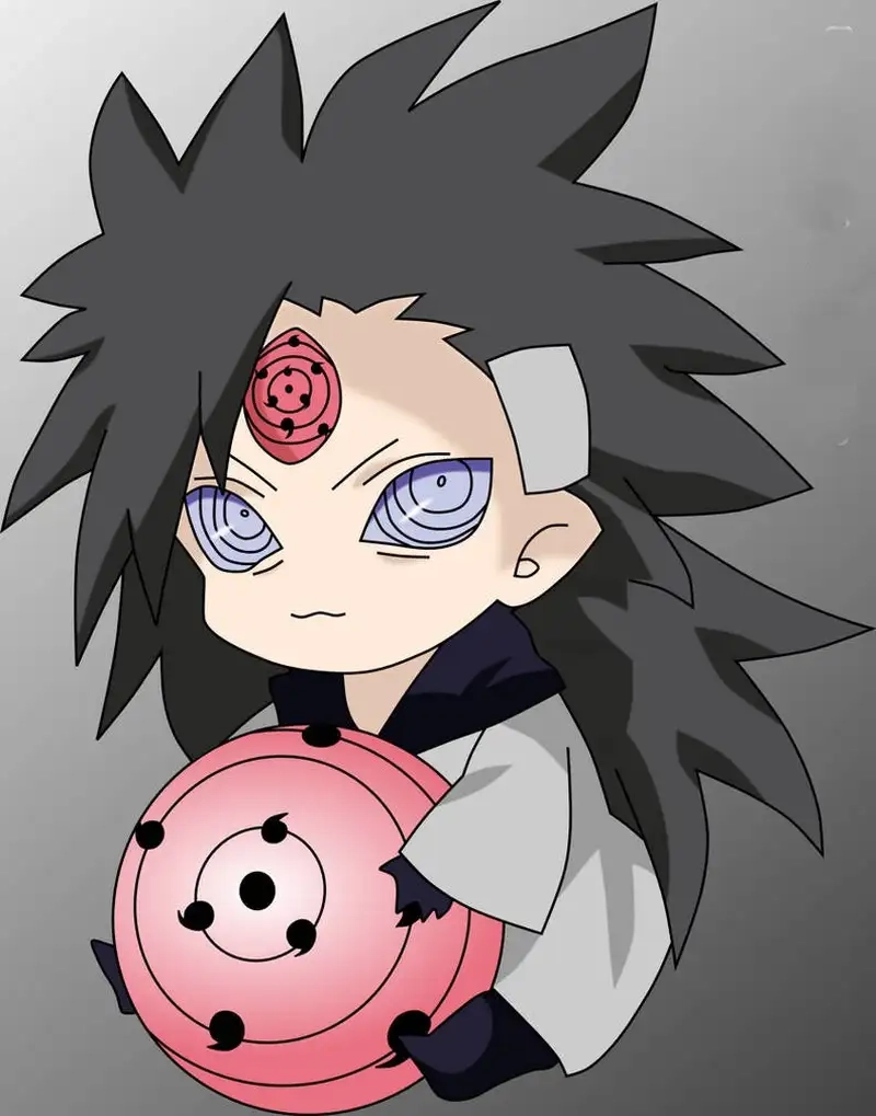 Đổi avatar chibi Madara Uchiha cực chất cho mạng xã hội