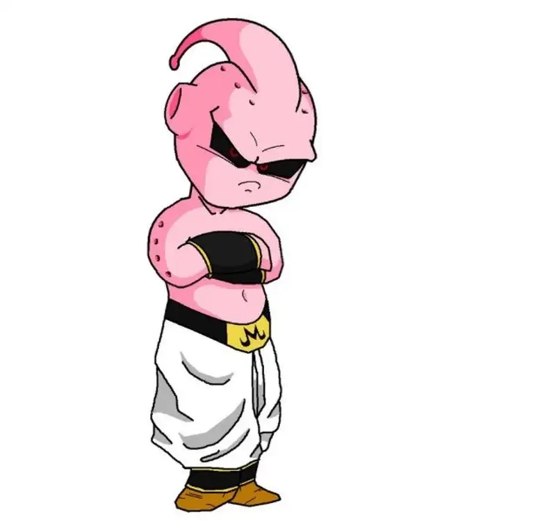 Thưởng thức Majin Buu Naruto art đầy màu sắc và sống động