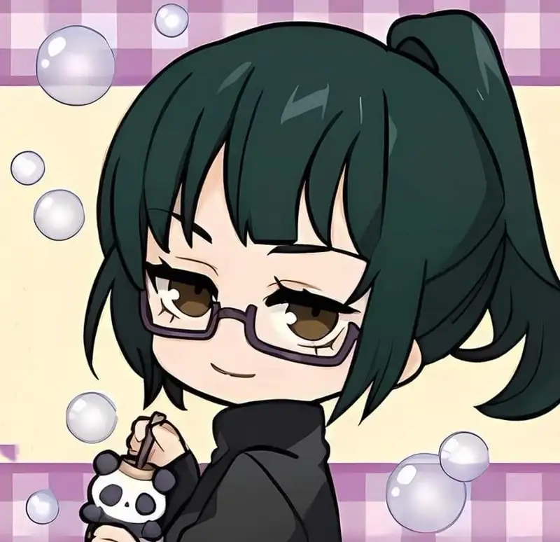 Fanart Maki Zen'in chibi cực kỳ dễ thương
