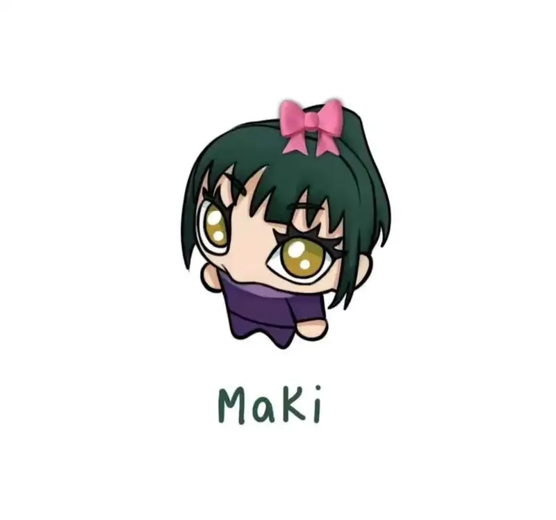 Maki Zen'in manga phiên bản chibi dễ thương