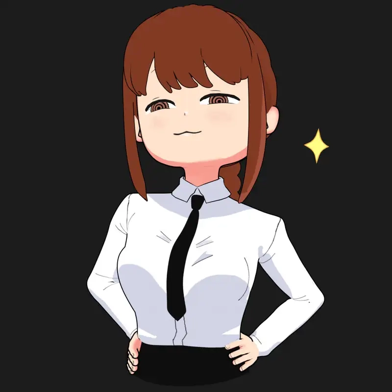 Tải Makima sticker chibi dễ thương để chat vui