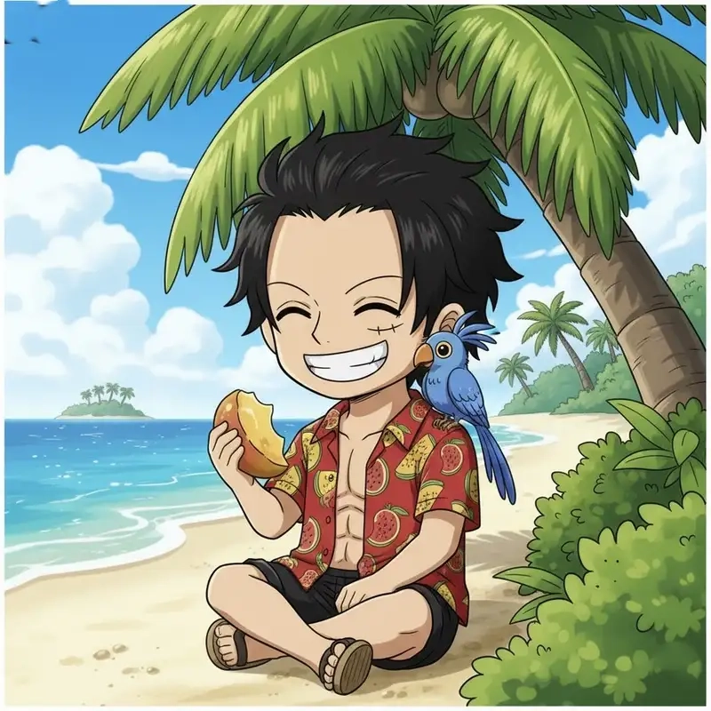Dùng Hình đại diện Marco One Piece chibi chất