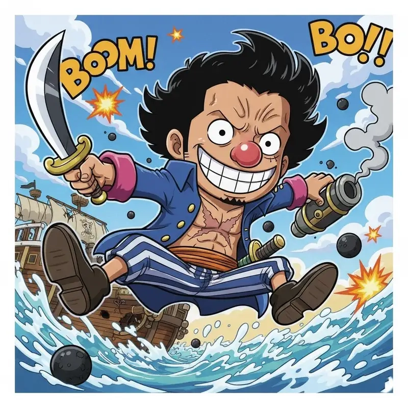Tải Hình nền Marco One Piece chibi độc đáo