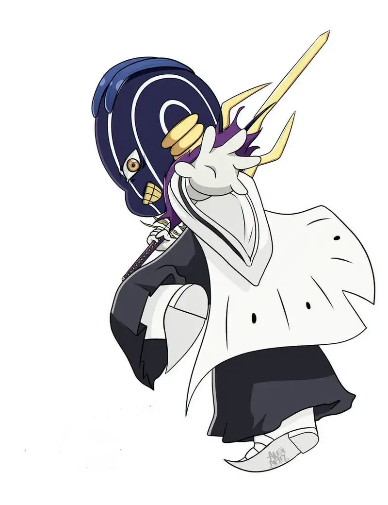 Thưởng thức hình chibi Mayuri Kurotsuchi dễ thương và sáng tạo