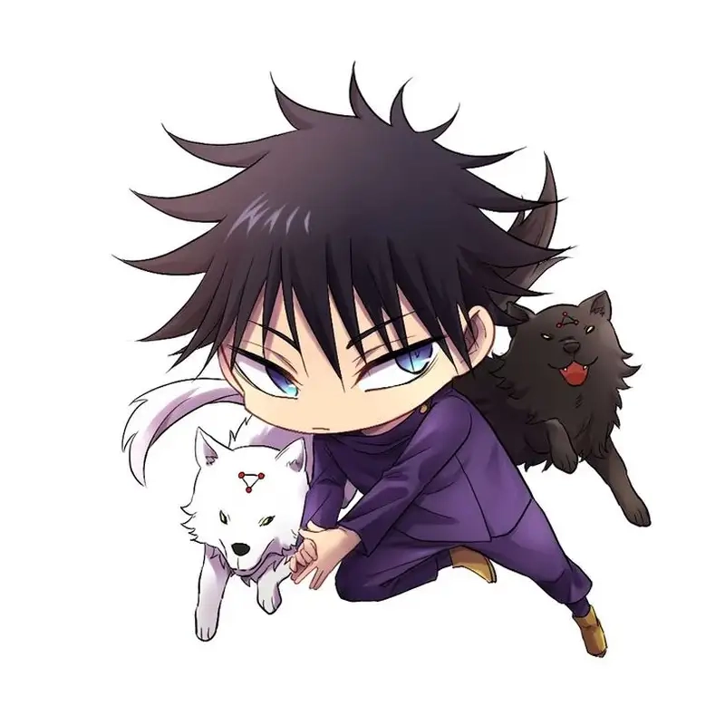 Ảnh chibi Megumi Fushiguro cực đáng yêu