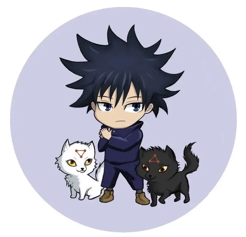 Megumi Fushiguro anime chibi biểu cảm tinh tế đầy cuốn hút