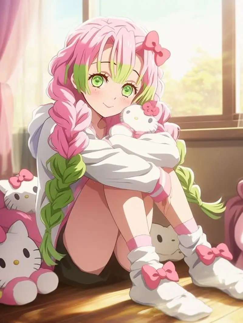 Xem Hình Mitsuri Kanroji kawaii cực kỳ thu hút