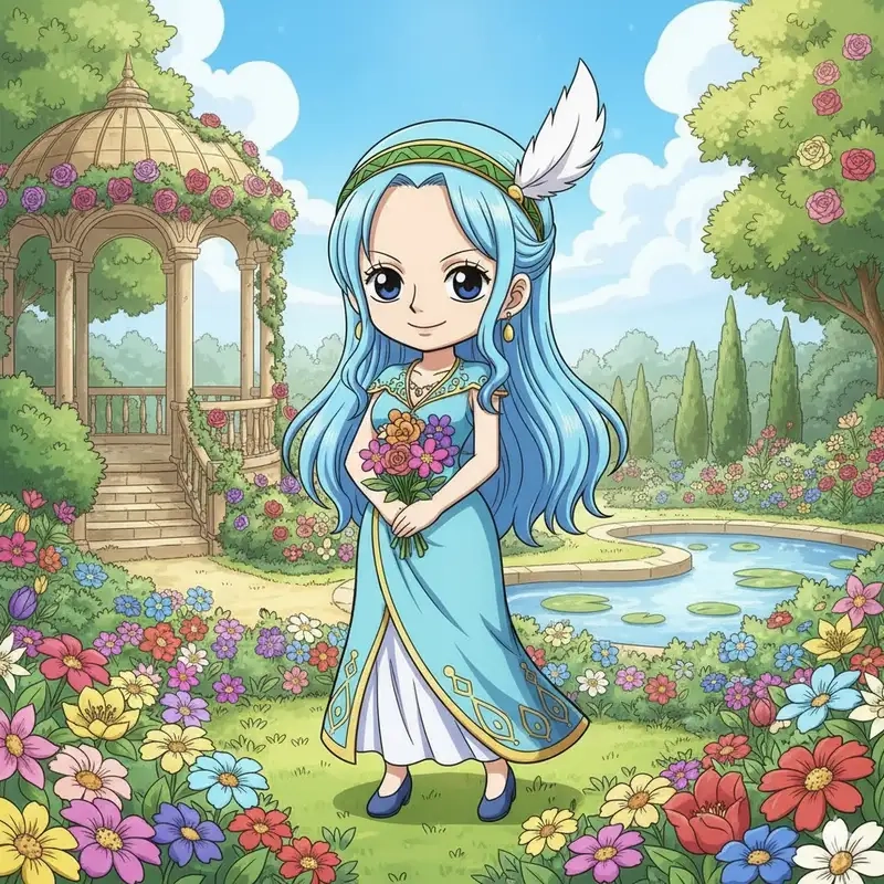 Thưởng thức Nefertari Vivi One Piece sống động