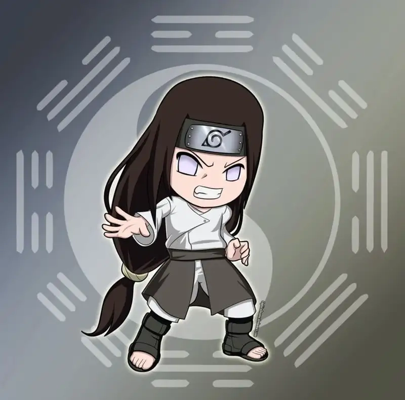 Ảnh chibi Neji Hyuga đáng yêu và sáng tạo thu hút fan