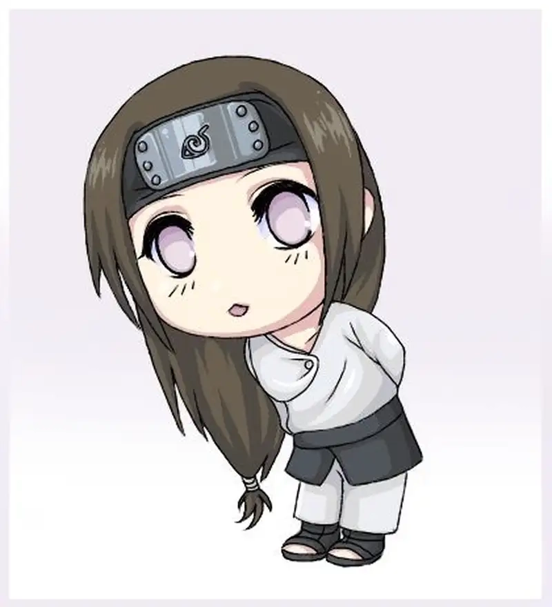 Tìm chibi Neji Hyuga PNG chuẩn nền trong suốt
