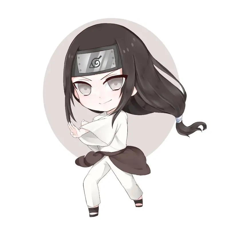 Tải chibi Neji Hyuga sticker vui nhộn cho chat