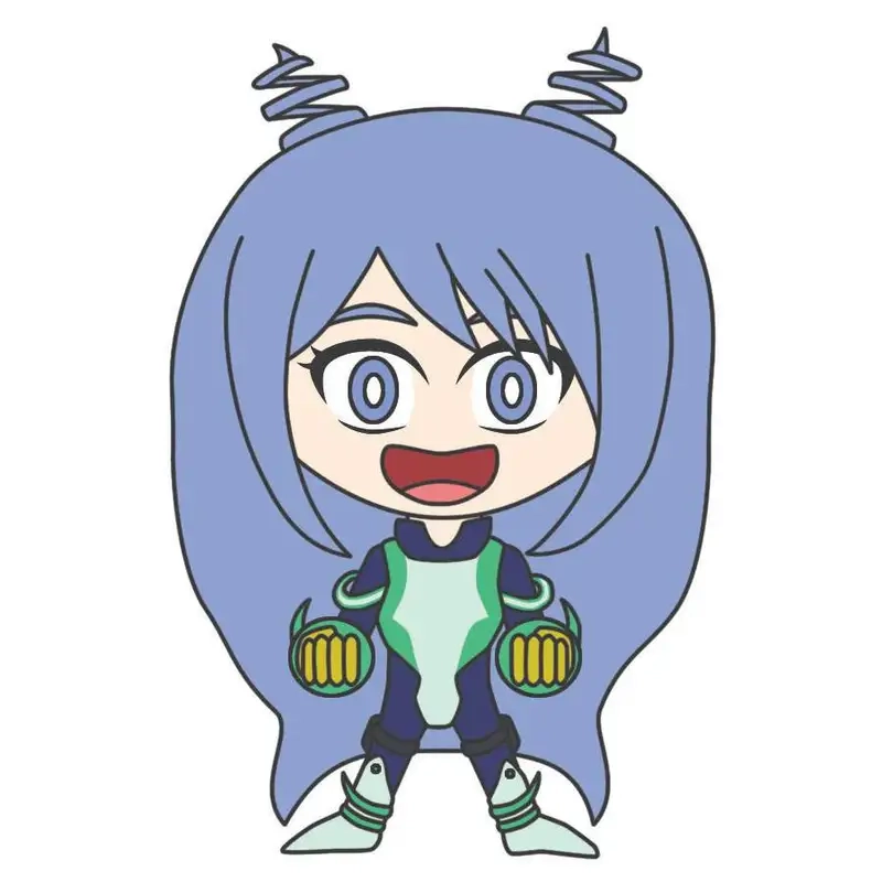 Tải nhanh Nejire Hado chibi png sắc nét