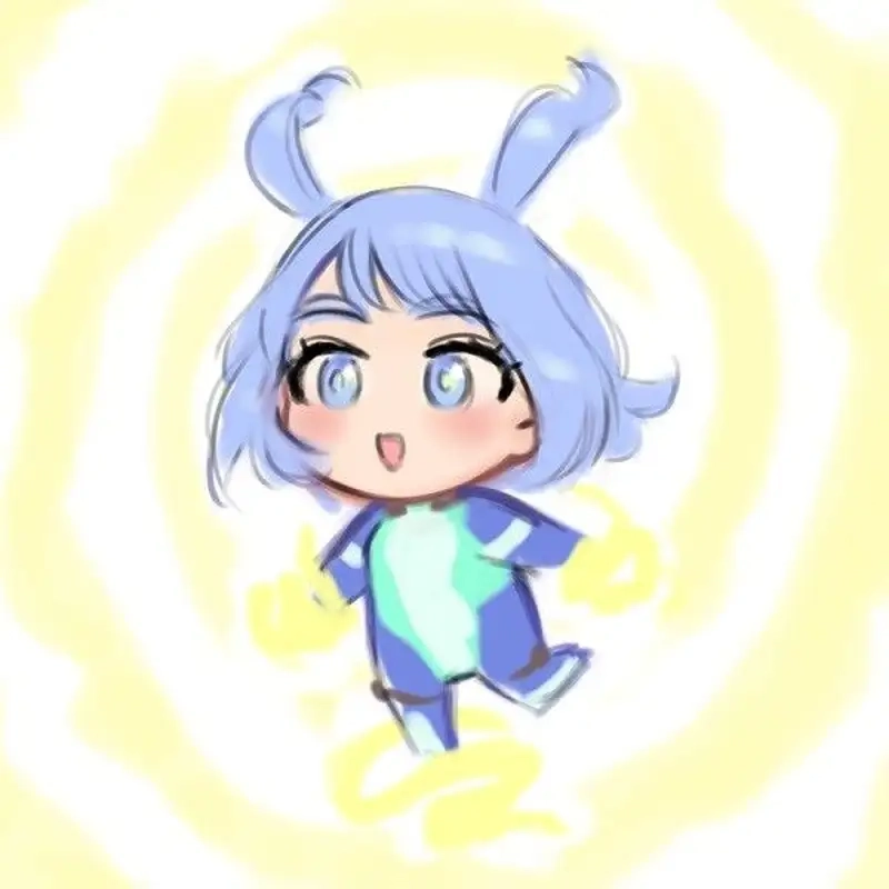 Nejire Hado chibi vector sắc nét tuyệt