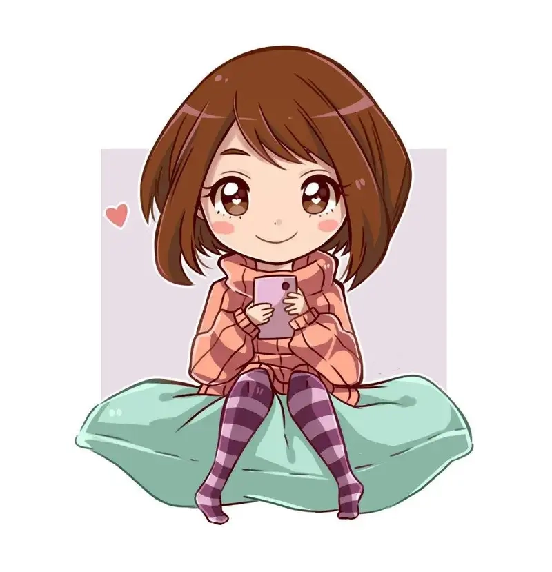 Ngắm ảnh chibi Ochaco Uraraka cực dễ thương