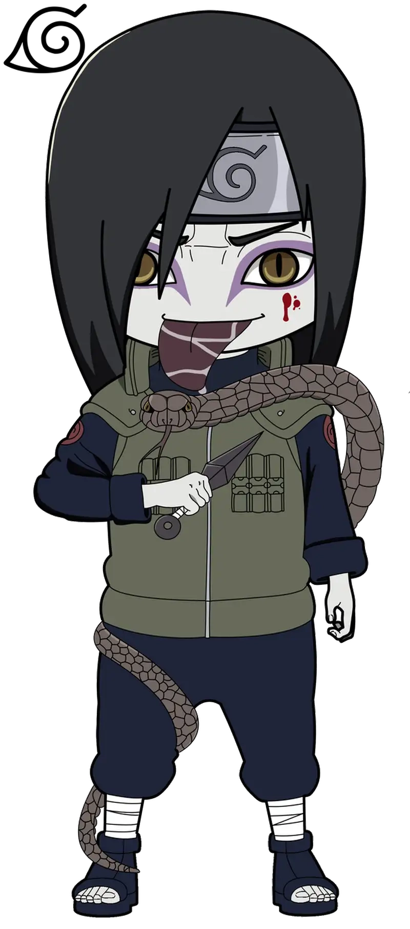 Chibi Orochimaru là như thế nào khiến fan mê mẩn