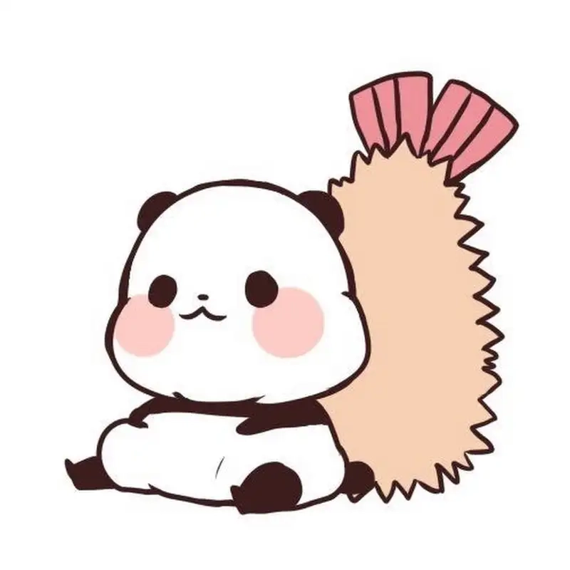 Panda Jujutsu Kaisen chibi dễ thương yêu không chịu nổi