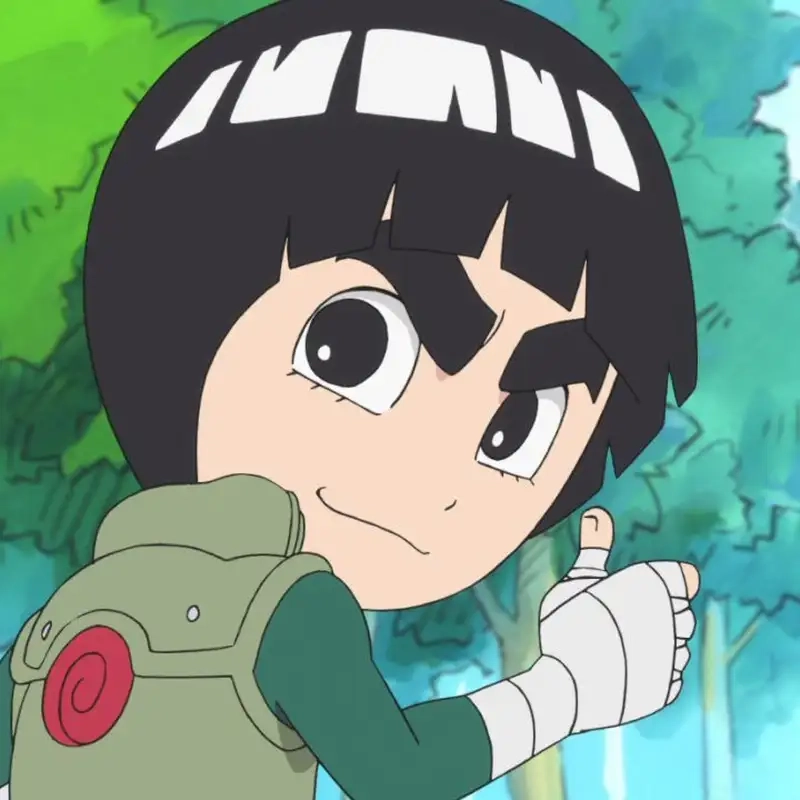 Ảnh chibi Rock Lee sinh động cực dễ thương
