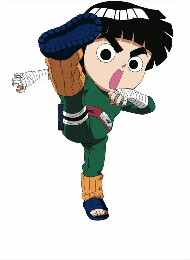 Ngắm Rock Lee chibi siêu cute phiên bản anime