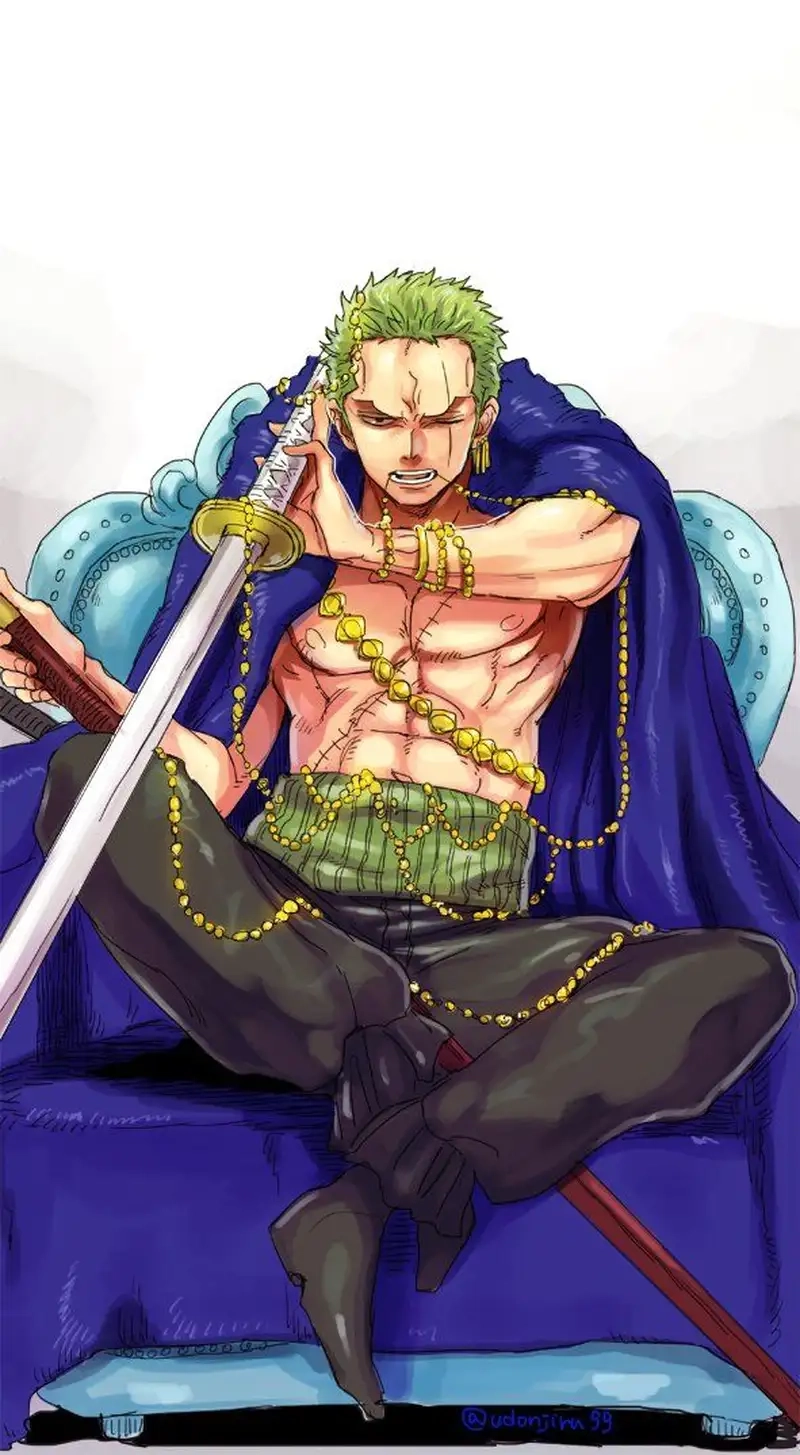 roronoa zoro edit phong cách anime chất