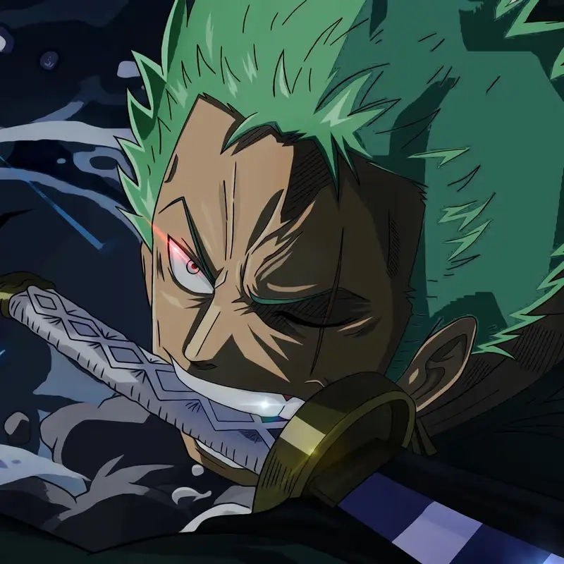 anime roronoa zoro phong cách kiếm sĩ
