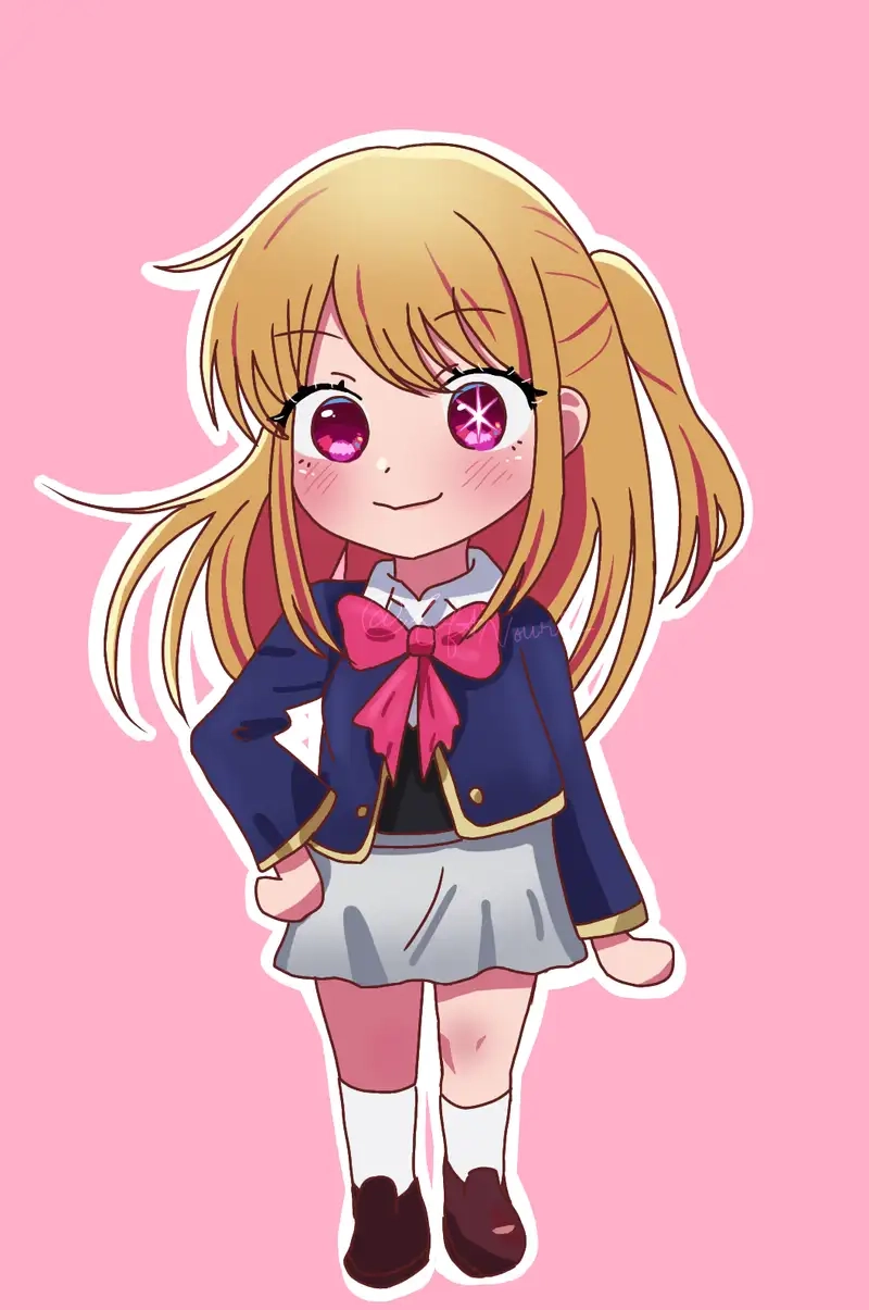 Khám phá Ruby Hoshino fanart chibi sáng tạo