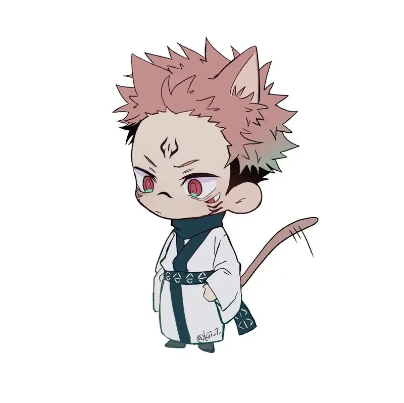 Ảnh chibi Ryomen Sukuna sinh động và đáng yêu thế nào