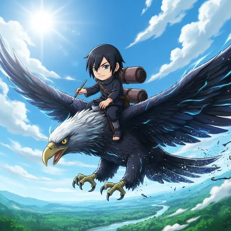 Ngắm Sai Naruto chibi đẹp phong cách anime