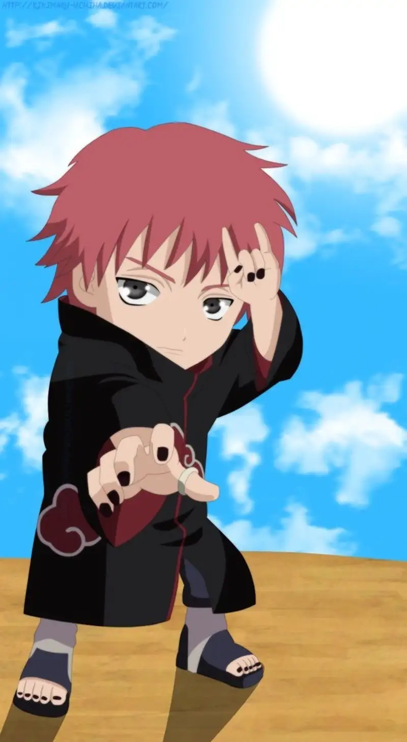 Đặt Sasori chibi wallpaper cực đẹp