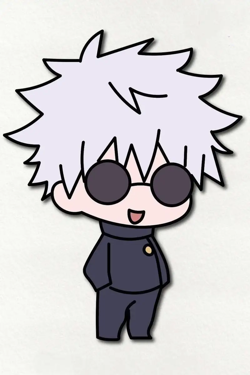 Tổng hợp hình ảnh Gojo Satoru anime chất lừ phong cách