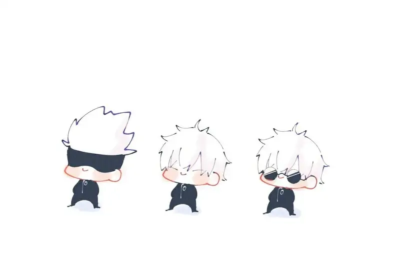 Tổng hợp ảnh Gojo Satoru chibi kute bùng nổ