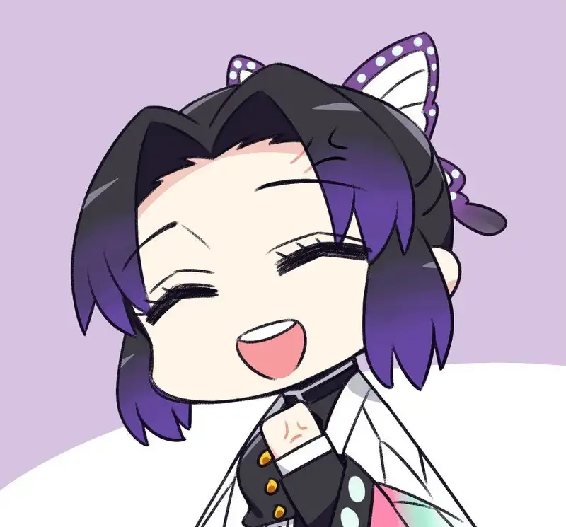 Ngắm Shinobu Kocho chibi kawaii siêu dễ thương hấp dẫn