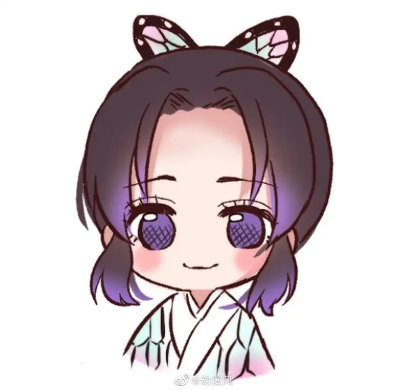 Sưu tập Shinobu chibi Demon Slayer đầy màu sắc sinh động