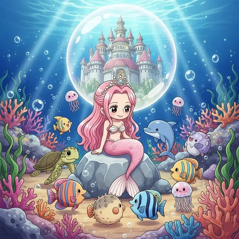 Tìm hiểu One Piece Shirahoshi Age chibi đáng yêu