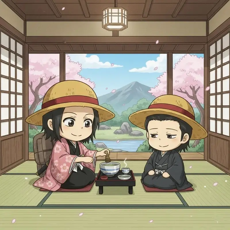 Tải Shunsui Kyoraku chibi vector sắc nét