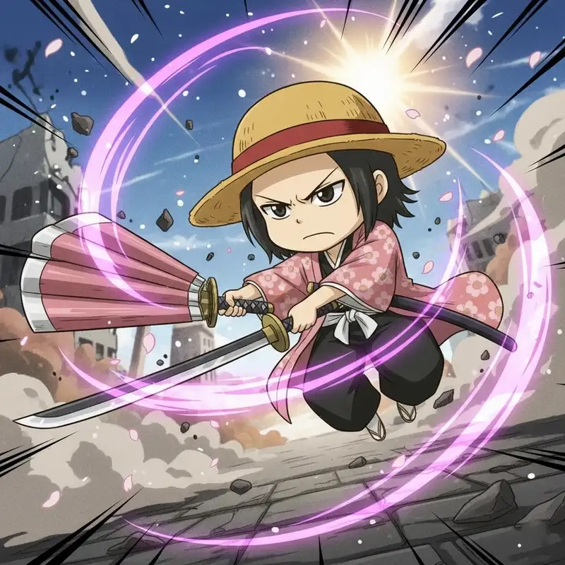 Thưởng thức chibi Shunsui Bleach cực cute