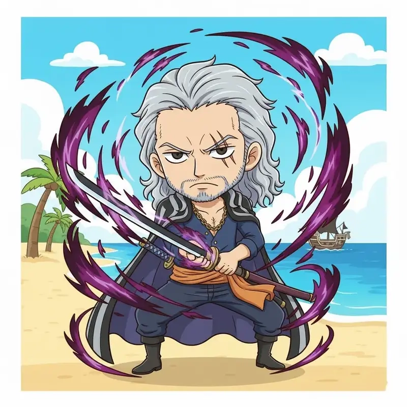 Chiêm ngưỡng Silvers Rayleigh trong anime tuyệt đẹp
