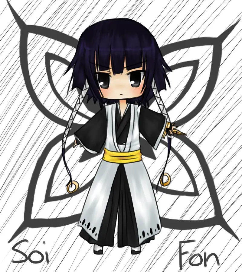 Thỏa sức ngắm hình chibi Soi Fon Bleach độc đáo