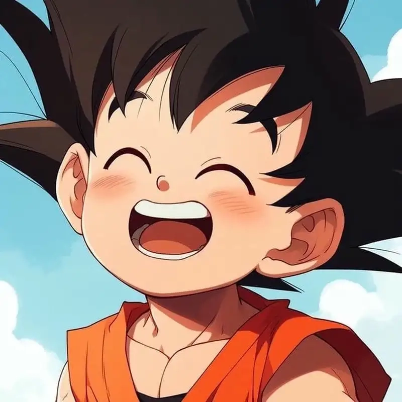 Chibi Son Goku crossover Naruto phong cách độc lạ
