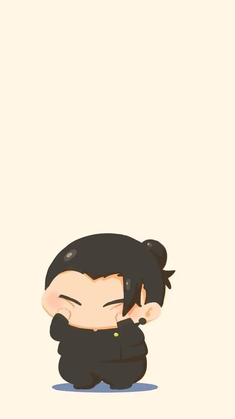 Hình vẽ chibi Suguru Geto nghệ thuật đáng yêu