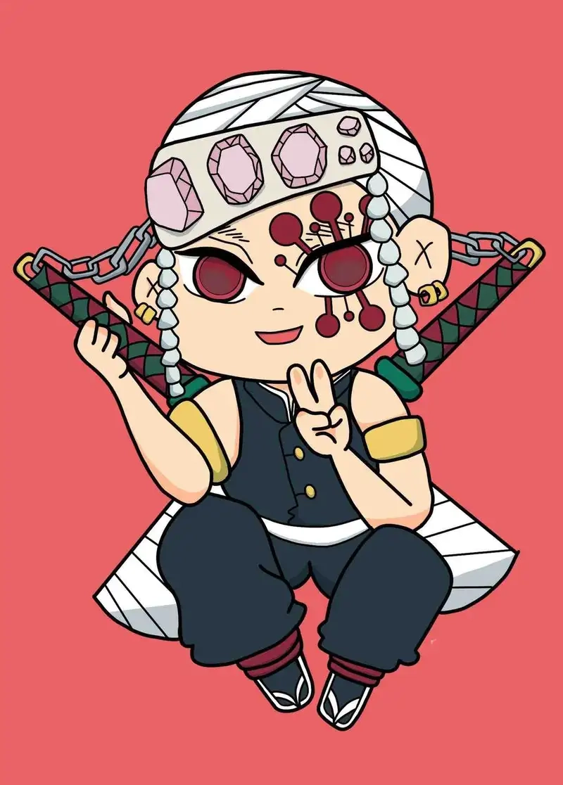 Khám phá Ảnh chibi Tengen Uzui đầy sống động