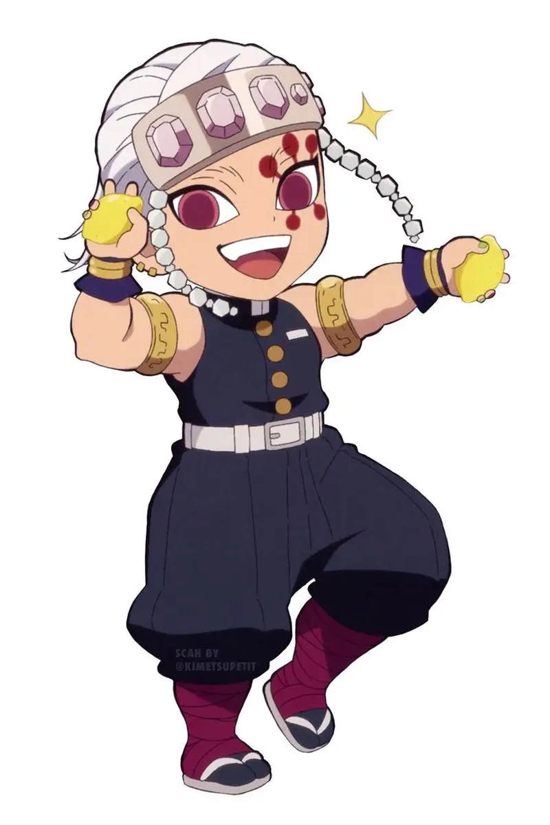 Ảnh Tengen Uzui chibi là như thế nào fan nên biết