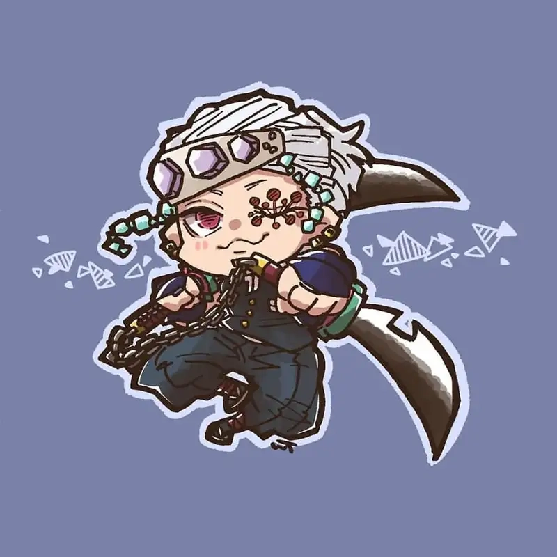 Chiêm ngưỡng Ảnh chibi Tengen Uzui siêu dễ thương