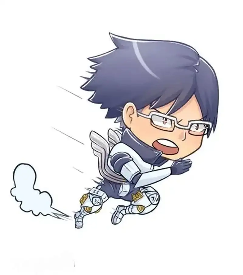 Chiêm ngưỡng Tenya Iida chibi vector chuẩn nét cực đẹp