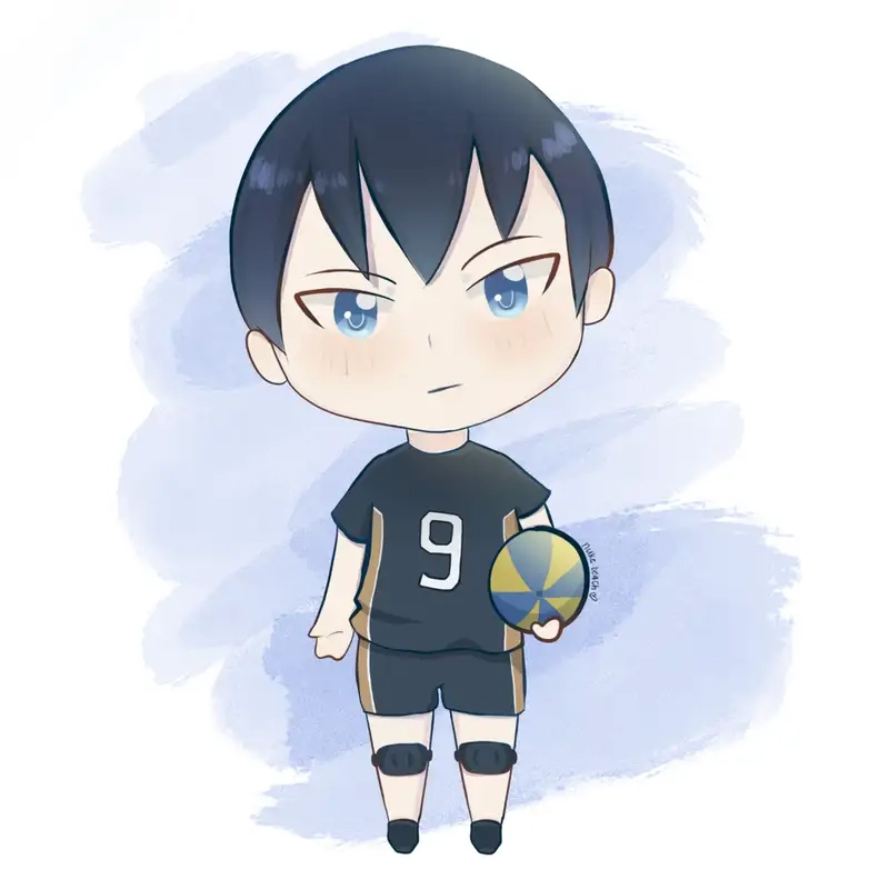 Bộ ảnh chibi Kageyama Tobio siêu dễ thương cho fan Haikyuu