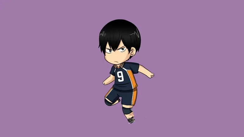Bộ sticker chibi Kageyama Tobio dễ thương nhất