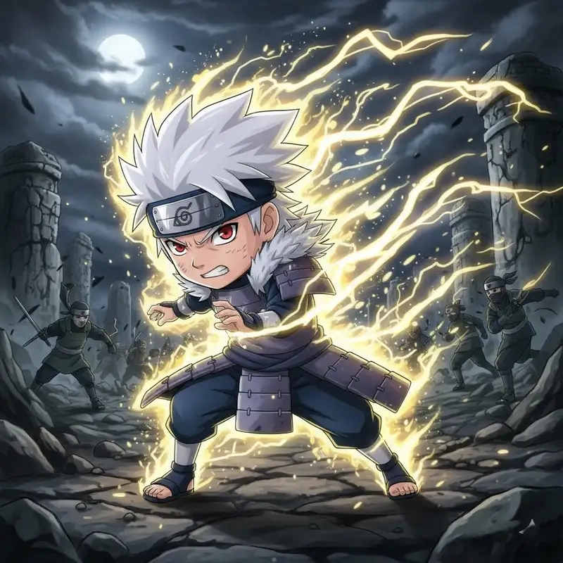 Thích thú với Tobirama chibi Naruto cute