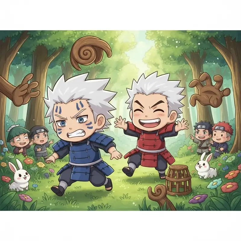 Ngắm nhìn Tobirama Senju chibi Naruto đáng yêu