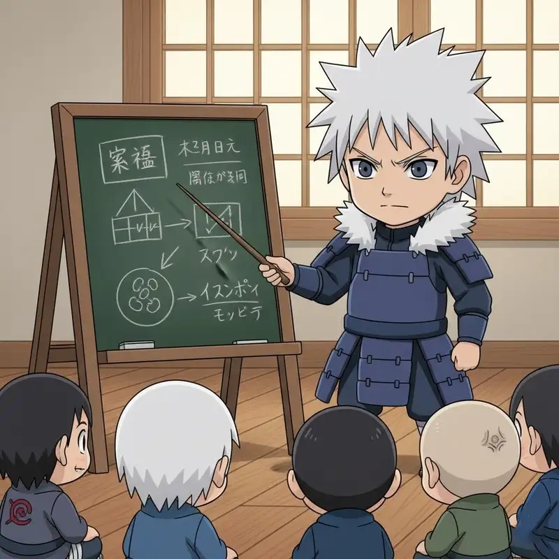 Ngắm Hình ảnh Tobirama Senju chibi dễ thương